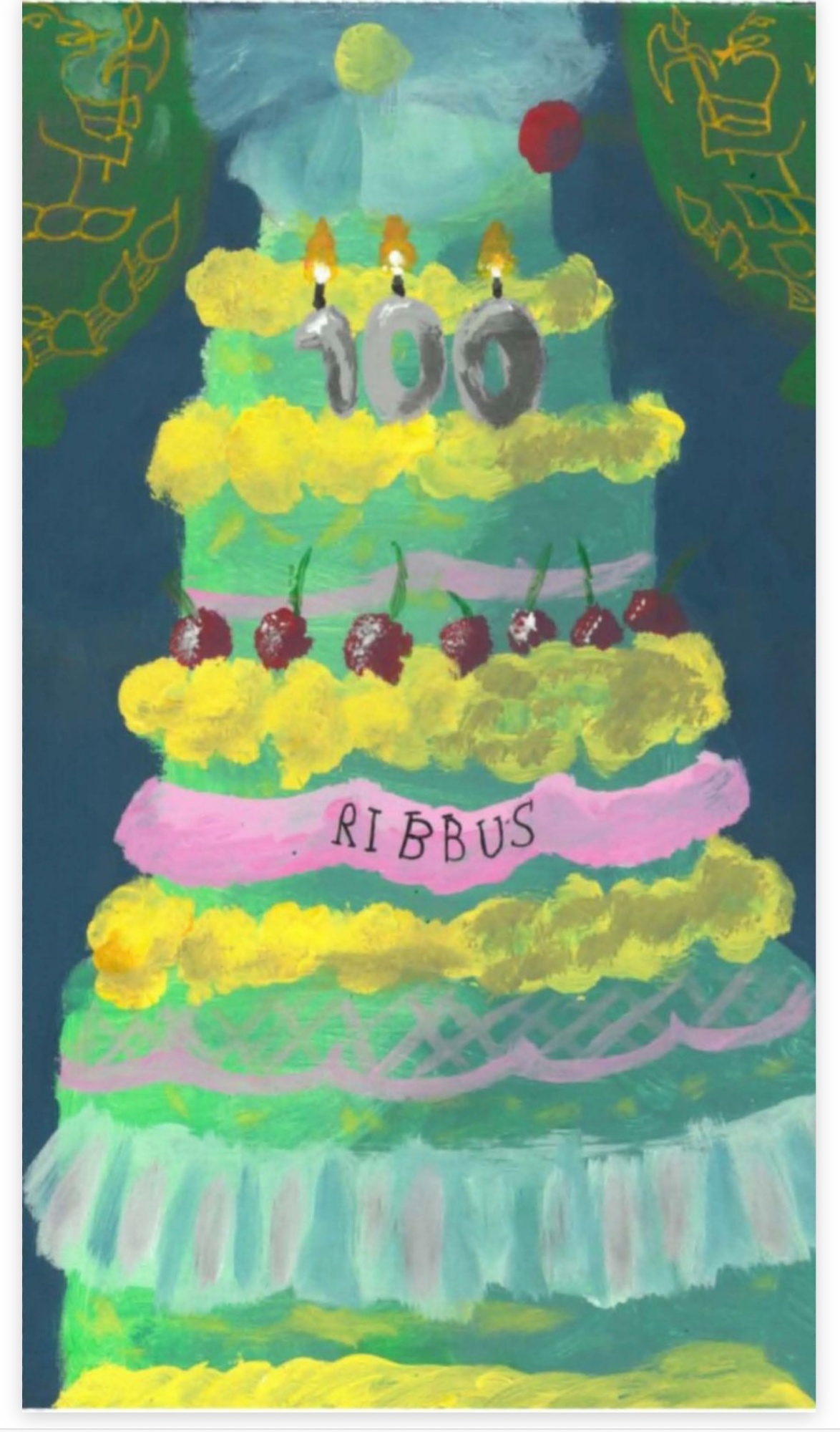 Front page of our Centenary Ribbus Magazine.