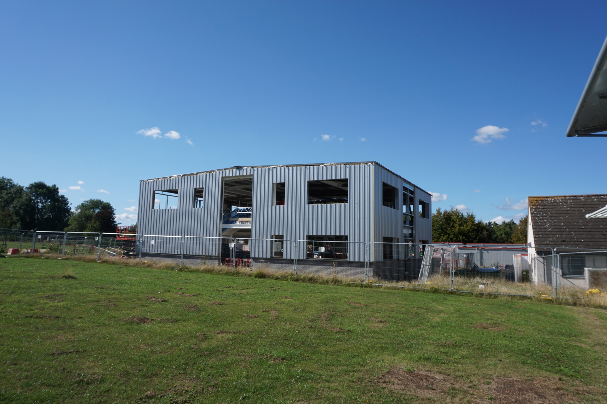 New science block progress September 2021